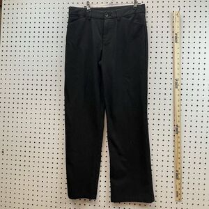 Amazon Essentials Black Chino Pants SHORT 29L Size 6 Women  Flat Front‎